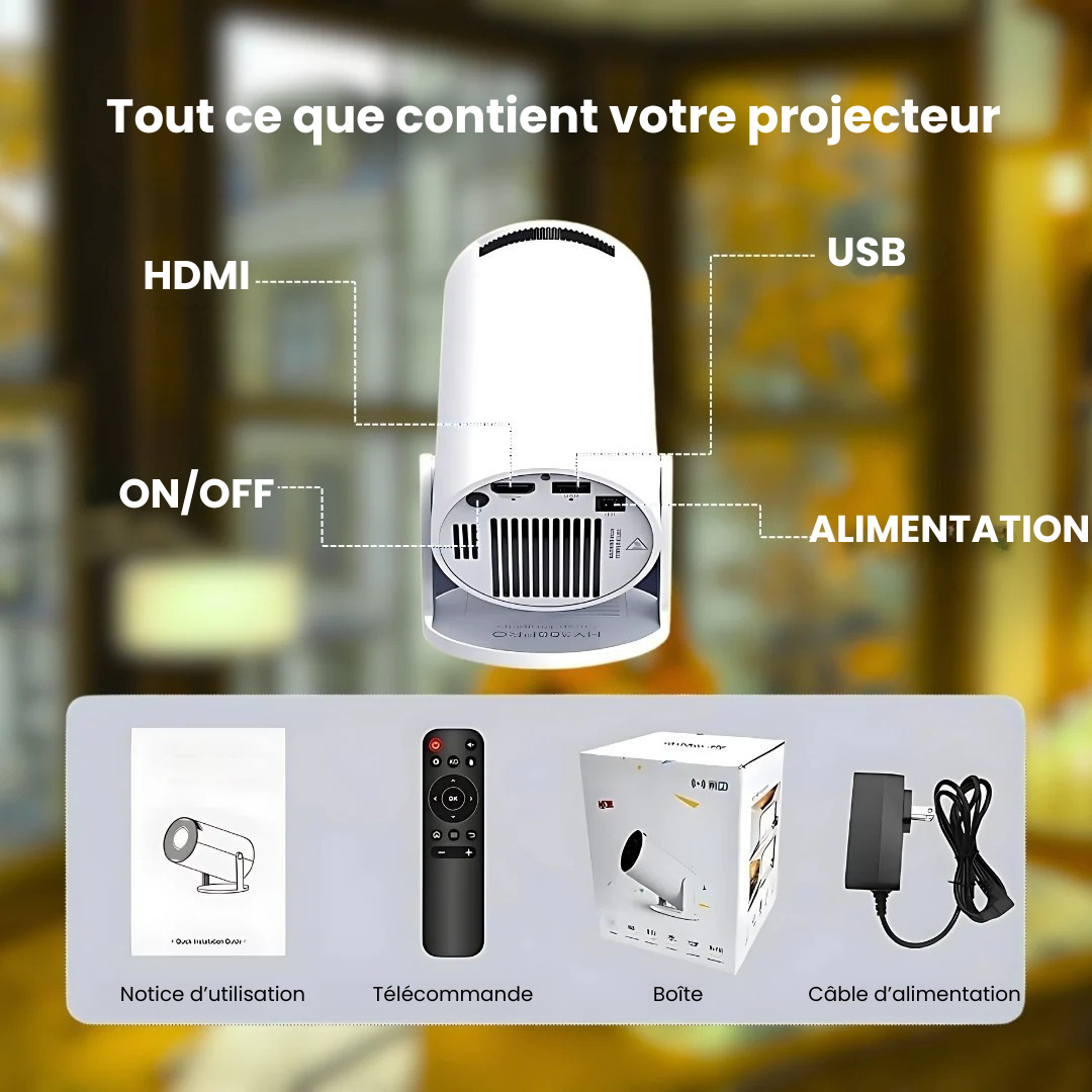 CinéLune™ Le Projecteur 4k